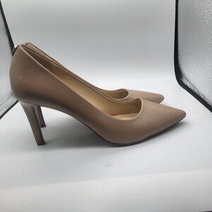 Michael Kors Dorothy Flex Pump Leather Pointed Toe Stiletto Heel